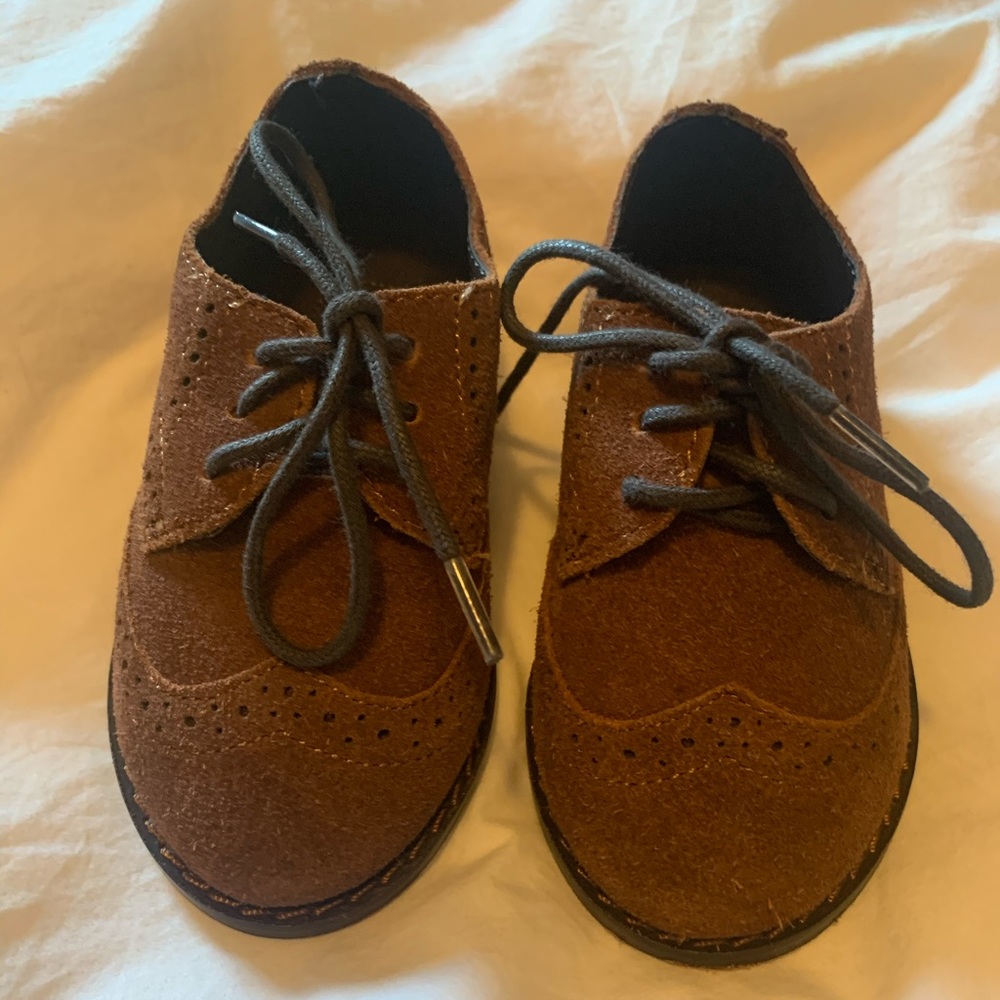 Janie and Jack - Brown Suede shoes. Size 4 toddler